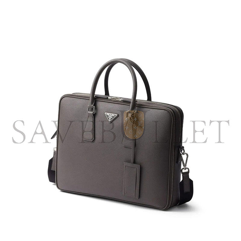 PRADA STRUCTURED LAPTOP BAG 2VE368 (36*28*4cm) 